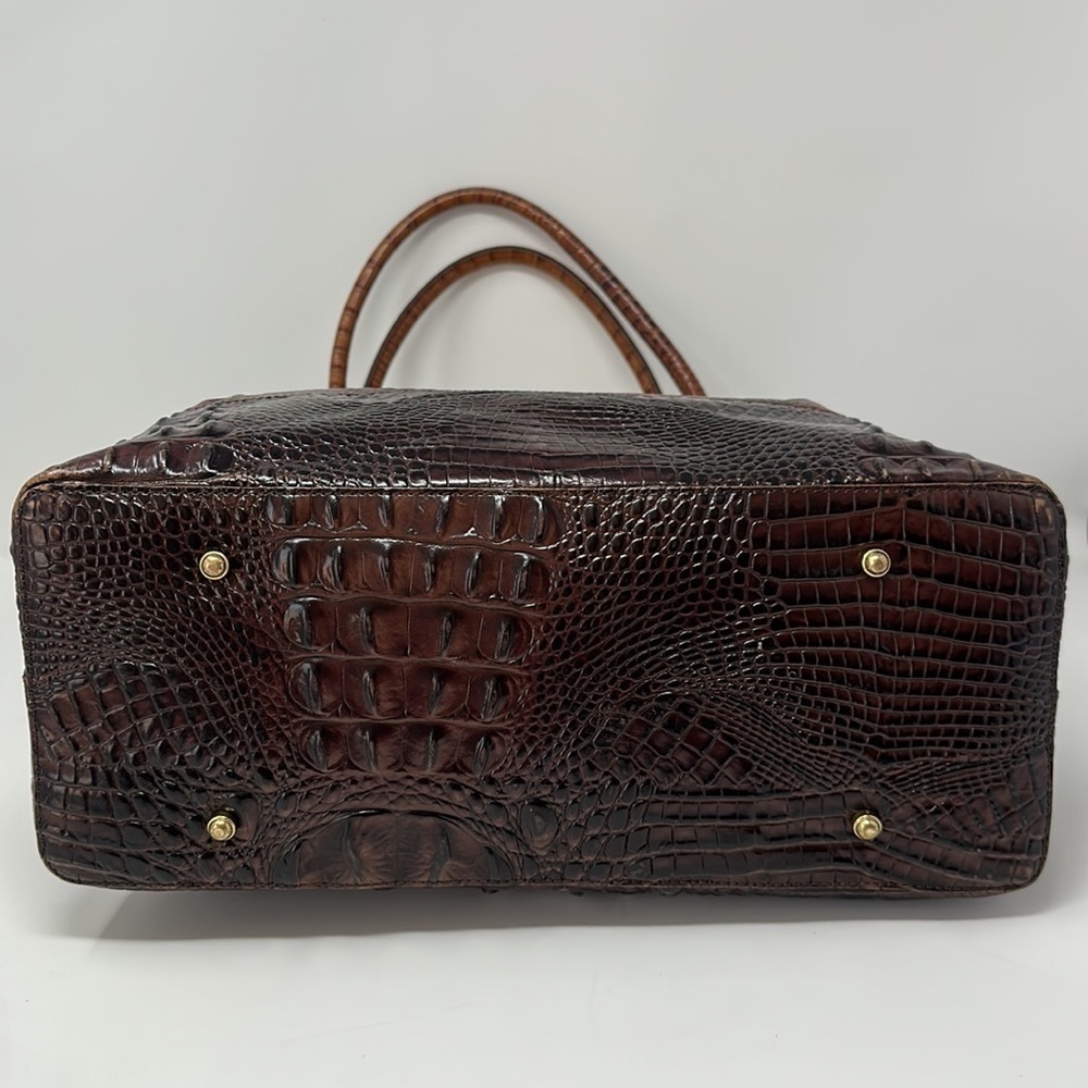 Brahmin Brown Tricolor Large Anytime Tote Purse - Picture 4 of 15